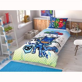 Taç Pj Masks Çek Canlandır Tek Kişilik Nevresim Takımı