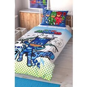 Taç Pj Masks Çek Canlandır Tek Kişilik Nevresim Takımı