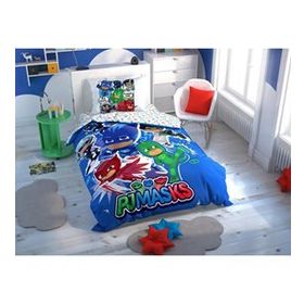 Taç Pj Masks Hero Lisanslı Tek Kişilik Nevresim Takımı Seti