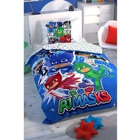 Taç Pj Masks Hero Lisanslı Tek Kişilik Nevresim Takımı Seti