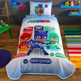 Taç Pj Masks Tek Kişilik Pike Takımı