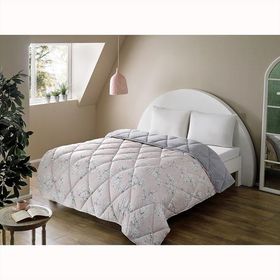 Taç Polar Emprime Flora Pembe Yorgan