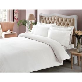 Taç Premium Basic Stripe Lila Çift Kişilik Nevresim Takımı
