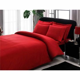 Taç Premium Basic Stripe Lila Çift Kişilik Nevresim Takımı