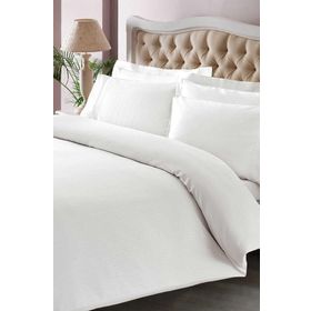 Taç Premium Basic Stripe Pamuk Saten Çift Kişilik Nevresim Takımı