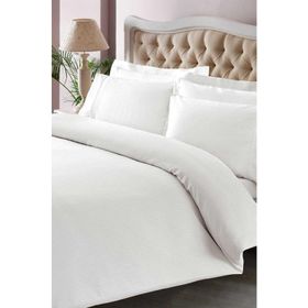 Taç Premium Basic Stripe Pamuk Saten Çift Kişilik Nevresim Takımı
