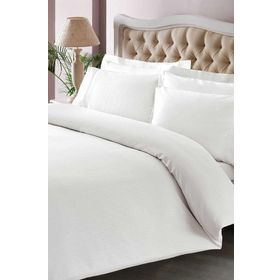Taç Premium Basic Stripe Pamuk Saten Çift Kişilik Nevresim Takımı