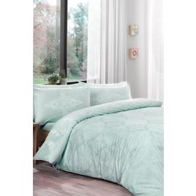 Taç Ranforce Blanche Mint Çift Kişilik Nevresim Takımı
