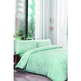 Taç Ranforce Blanche Mint Çift Kişilik Nevresim Takımı