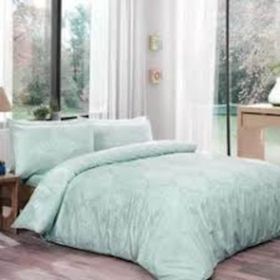 Taç Ranforce Blanche Mint Çift Kişilik Nevresim Takımı