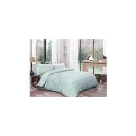 Taç Ranforce Blanche Mint Çift Kişilik Nevresim Takımı
