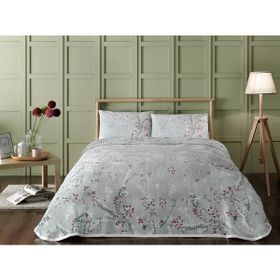 Taç Ranforce Daisy Mint Çift Kişilik Pike Takımı
