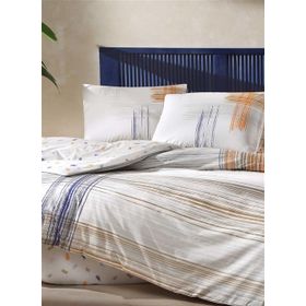 Taç Ranforce Orion Gri 200x220 cm Çift Kişilik Nevresim Takımı