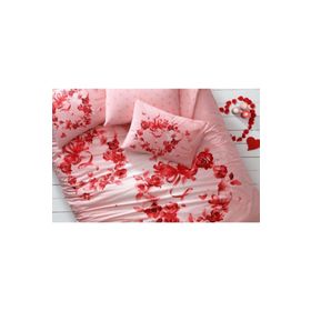 Taç Ranforce Roses Pembe Çift Kişilik Nevresim Takımı