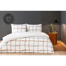 Taç Rokkie Beyaz 200 x 220 cm Ranforce Çift Kişilik Nevresim Takımı