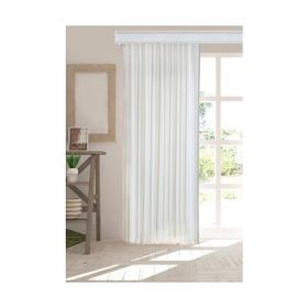 Taç Saten Düz Dikiş Krem 200x250 cm Güneşlik