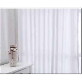 Taç Saten Güneşlik Düz Dikiş Kırık Beyaz 200x250 cm Fon Perde