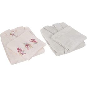 Taç Soft Bamboo Darla Somon Taş Çift Kişilik Bambu Aile Seti