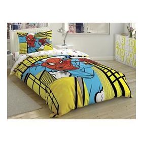 Taç Spiderman Cloudy Tek Kişilik Lisanslı Nevresim Takımı