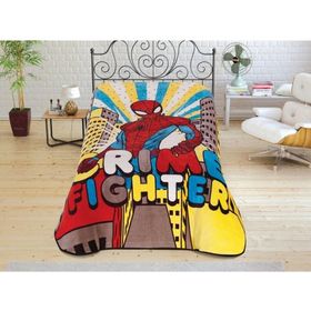 Taç Spiderman Crime Tek Kişilik Lisanslı Battaniye