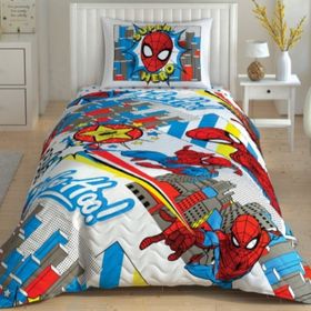 Taç Spiderman Hero Kapitoneli Lisanslı Nevresim Takımı