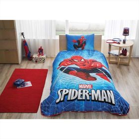 Taç Spiderman Lisanslı Tek Kişilik Battaniye