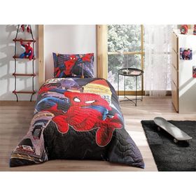 Taç Spiderman Lisanslı Tek Kişilik Battaniye