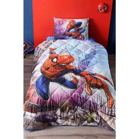 Taç Spiderman Tek Kişilik Yorgan Seti
