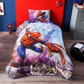 Taç Spiderman Tek Kişilik Yorgan Seti