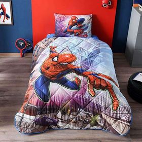 Taç Spiderman Tek Kişilik Yorgan Seti