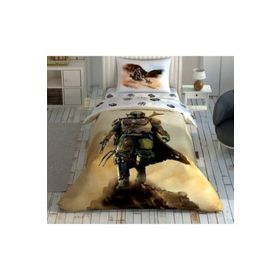Taç Star Wars Mandalorian Lisanslı Tek Kişilik Nevresim Takımı