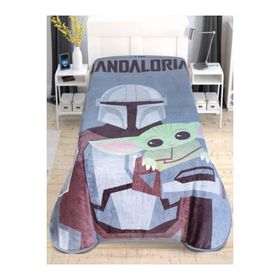 Taç Star Wars Mandalorian Lisanslı Yeni Sezon Tek Kişilik Battaniye
