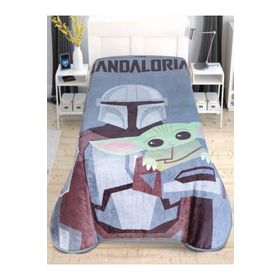Taç Star Wars Mandalorian Lisanslı Yeni Sezon Tek Kişilik Battaniye