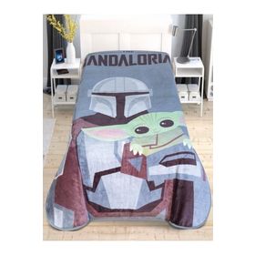 Taç Star Wars Mandalorian Lisanslı Yeni Sezon Tek Kişilik Battaniye