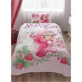 Taç Strawberry Shortcake Amazing Tek Kişilik Pike Takımı