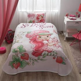 Taç Strawberry Shortcake Amazing Tek Kişilik Pike Takımı