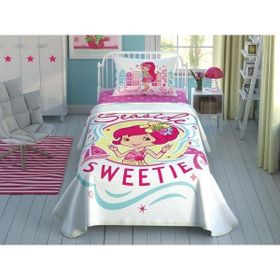 Taç Strawberry Shortcake Seaside Lisanslı Tek Kişilik Pike Takımı