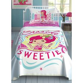 Taç Strawberry Shortcake Seaside Lisanslı Tek Kişilik Pike Takımı