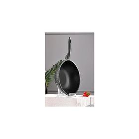 Taç T4786 Valeriya Siyah 28 cm Döküm Wok Tava