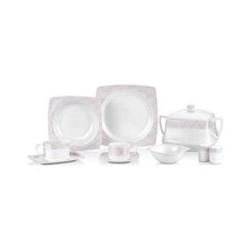 Taç TAC-2058 Elegance Pink 85 Parça Yemek Takımı
