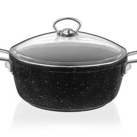 Taç TAC-3480 Gravita Döküm 22 cm Siyah Derin Tencere