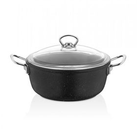 Taç TAÇ-3562 İndüksiyon Gravita Döküm 24 cm Siyah Derin Tencere