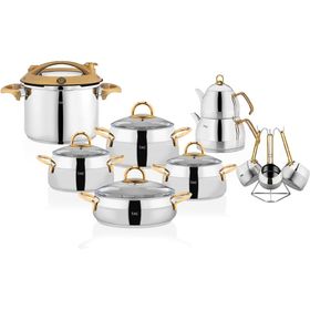 Taç TAC-4715 Miranda 18 Parça Gold Çelik Çeyiz Seti