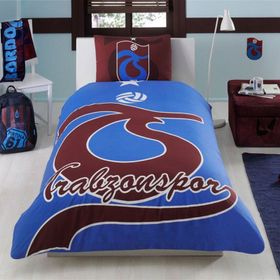Taç Trabzonspor Logo Lisanslı Tek Kişilik Nevresim Takımı