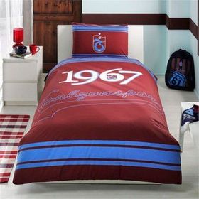Taç Trabzonspor Logo Lisanslı Tek Kişilik Nevresim Takımı