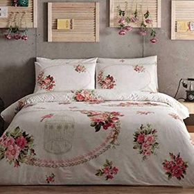 Taç Violet Pembe Çift Kişilik Nevresim Takımı