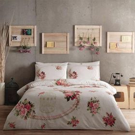 Taç Violet Pembe Çift Kişilik Nevresim Takımı