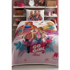 Taç Winx Adventure Tek Kişilik Pike Takımı