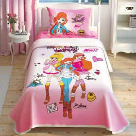 Taç Winx Dream Lisanslı Tek Kişilik Pike Takımı