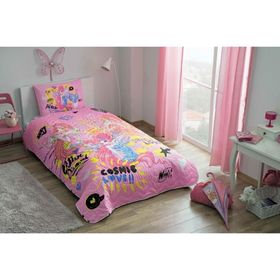 Taç Winx Flower Tek Kişilik Yatak Örtüsü Seti